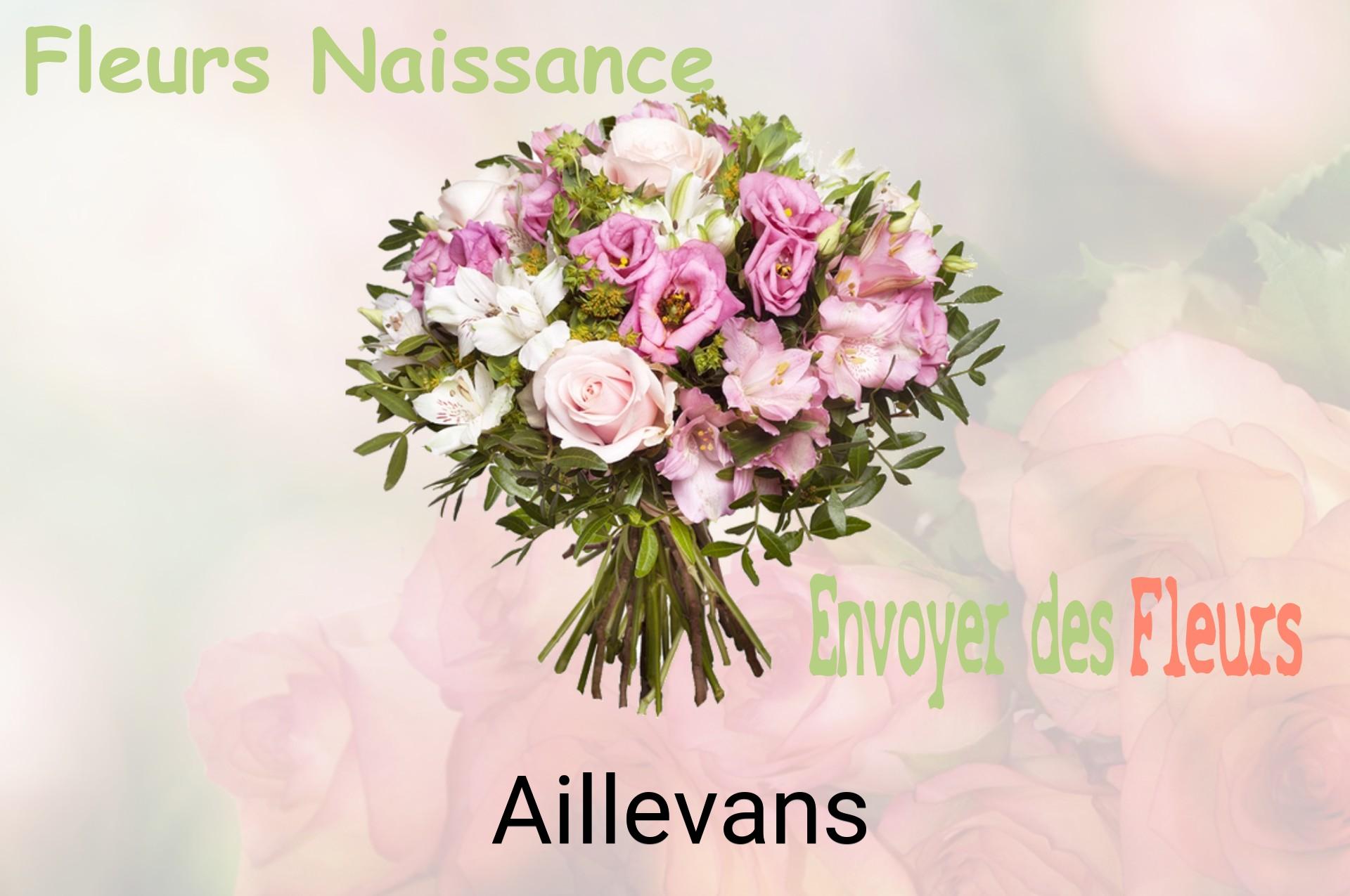 Bouquet de fleurs de naissance livré à Aillevans