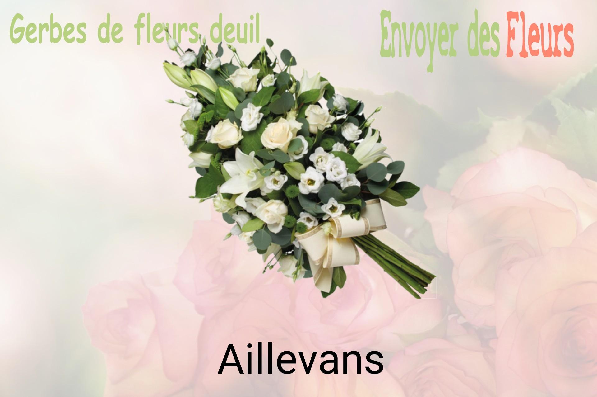 Gerbe de fleurs de deuil livrée à Aillevans